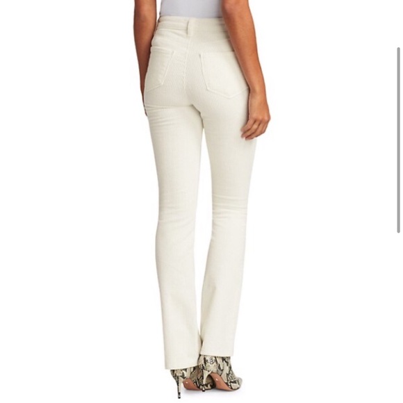 NEW L’Agence Oriana Cotton High Rise Straight Leg / Vintage White / Size 25 - Picture 3 of 10